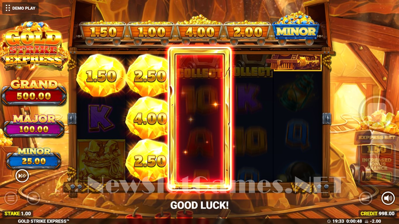 Gold Strike Express Slot Slot Image in Demo - pic. 2