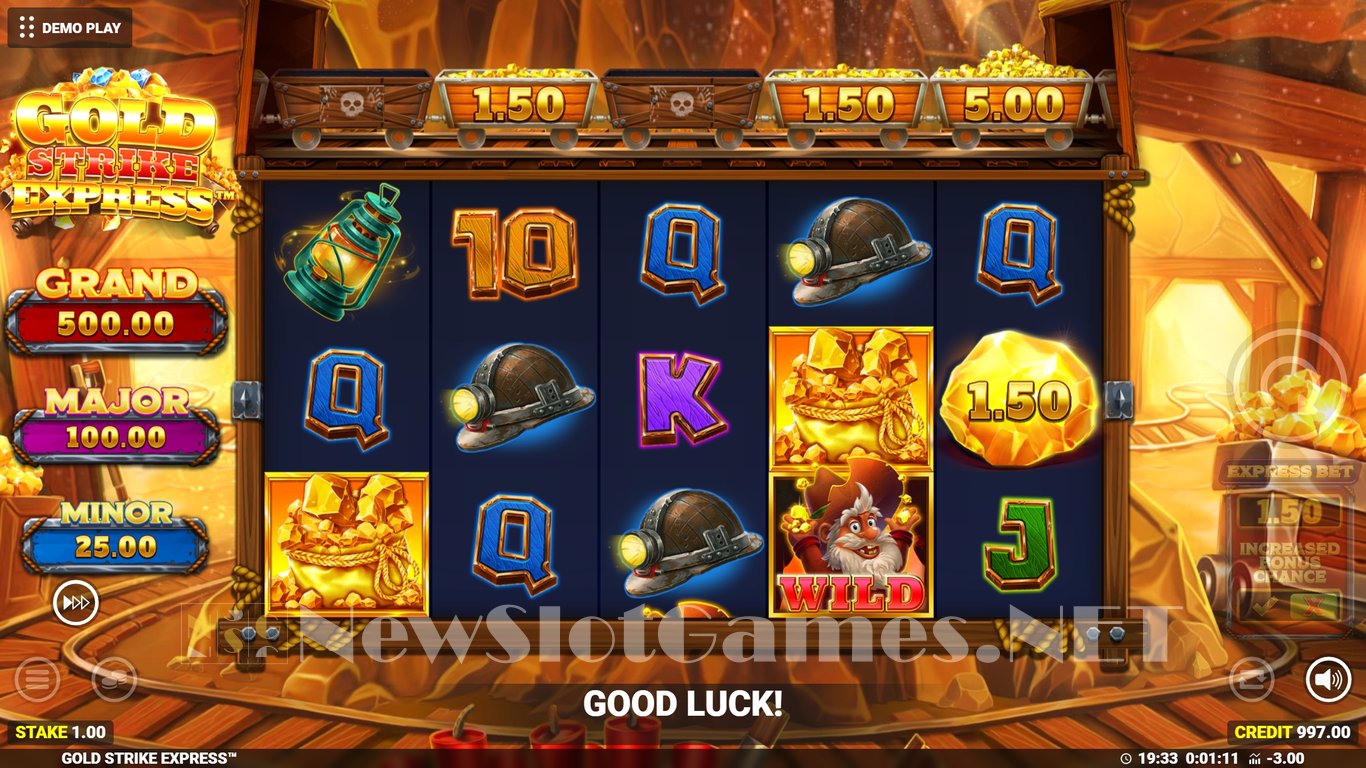 Gold Strike Express Slot Slot Image in Demo - pic. 3