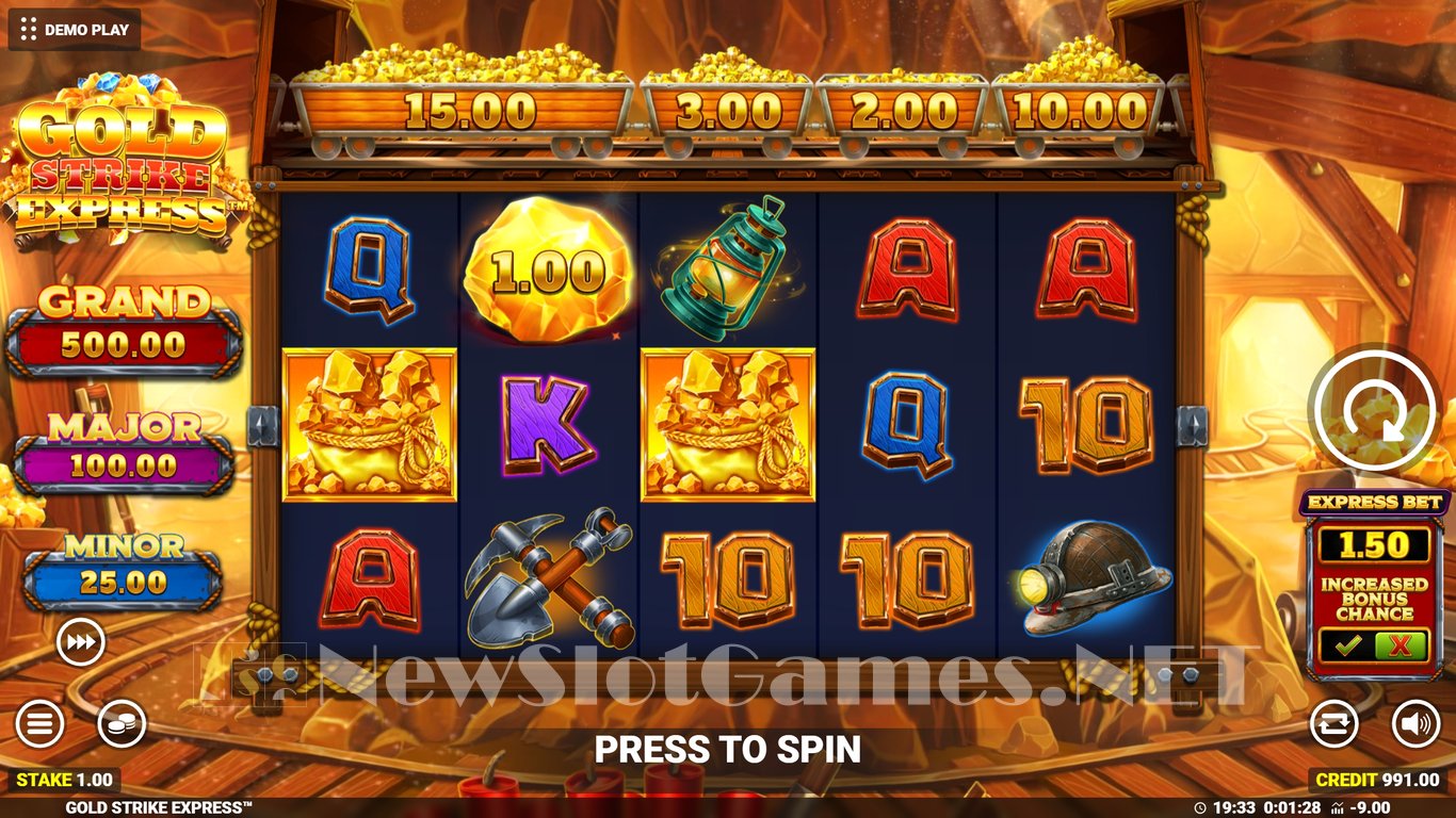 Gold Strike Express Slot Slot Image in Demo - pic. 4