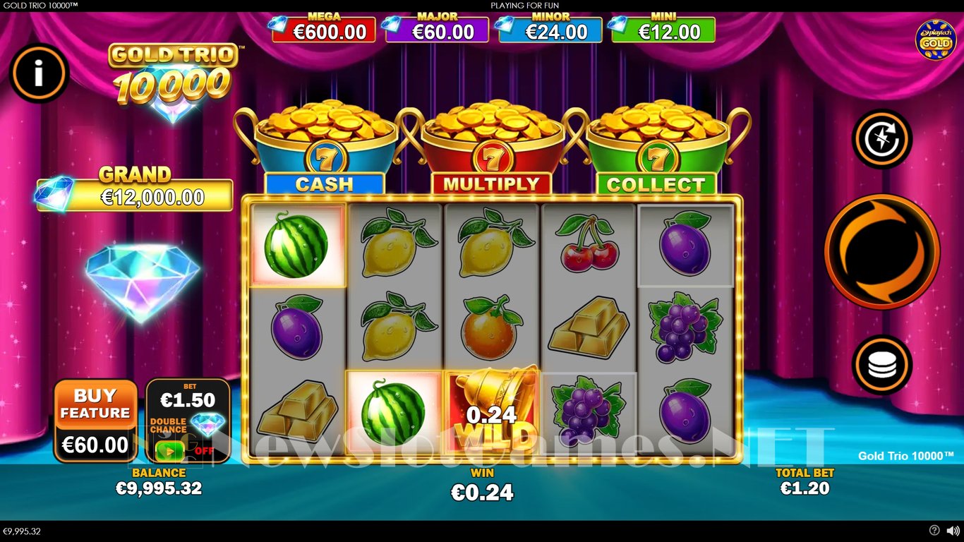 Gold Trio 10000 Slot Slot Image in Demo - pic. 2