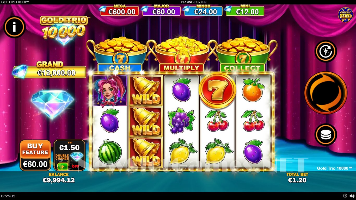 Gold Trio 10000 Slot Slot Image in Demo - pic. 3