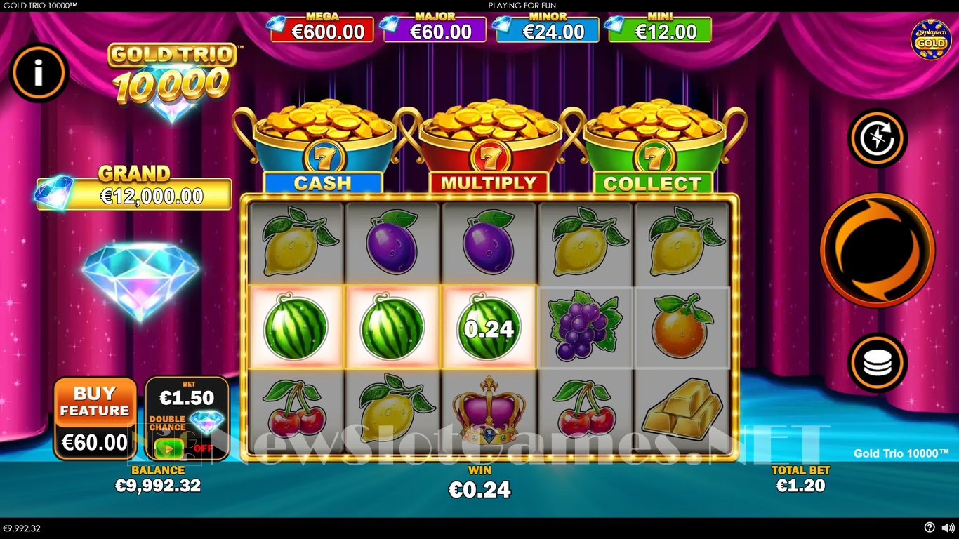 Gold Trio 10000 Slot Slot Image in Demo - pic. 4