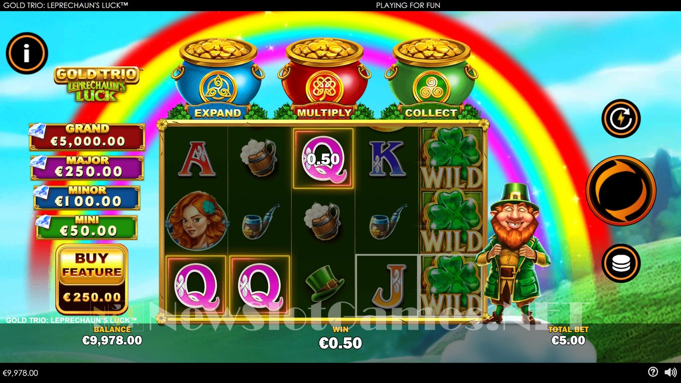 Gold Trio Leprechauns Luck Slot Slot Image in Demo - pic. 3