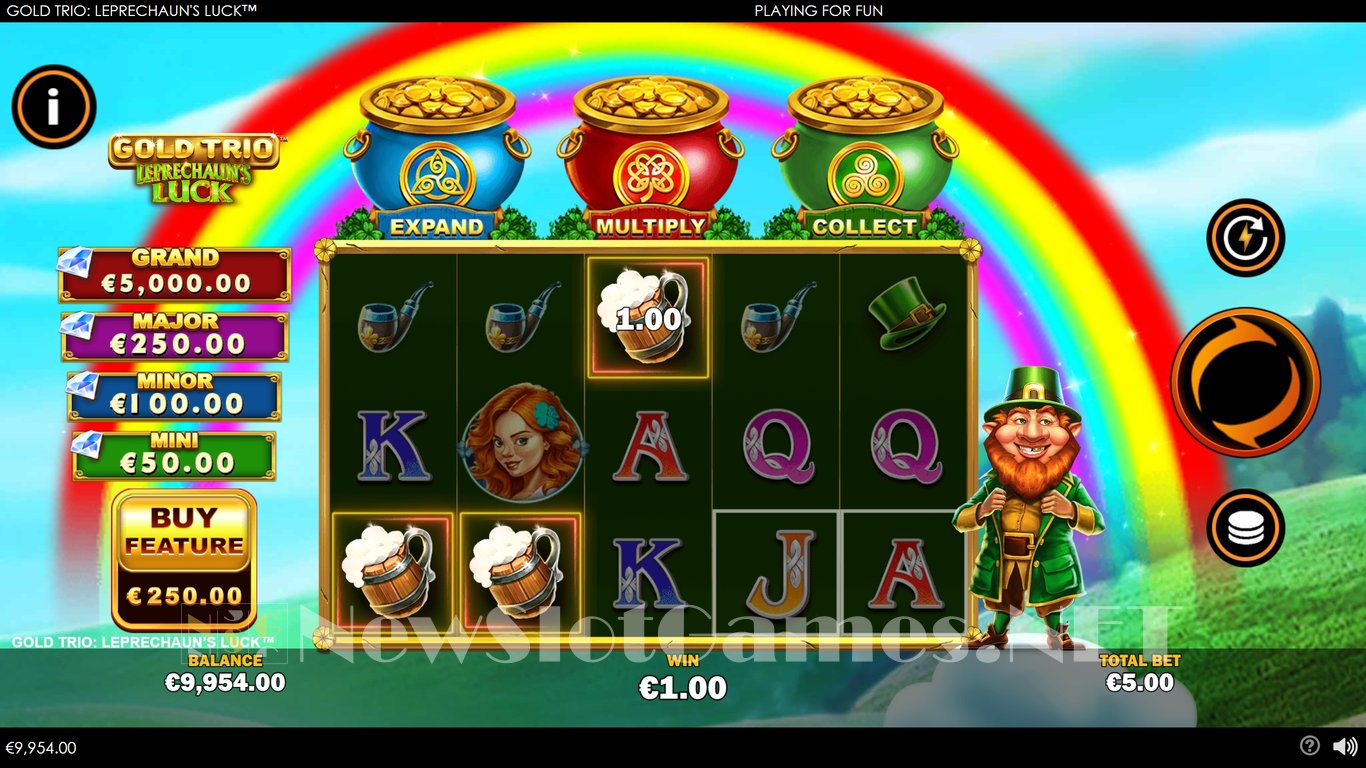 Gold Trio Leprechauns Luck Slot Slot Image in Demo - pic. 4