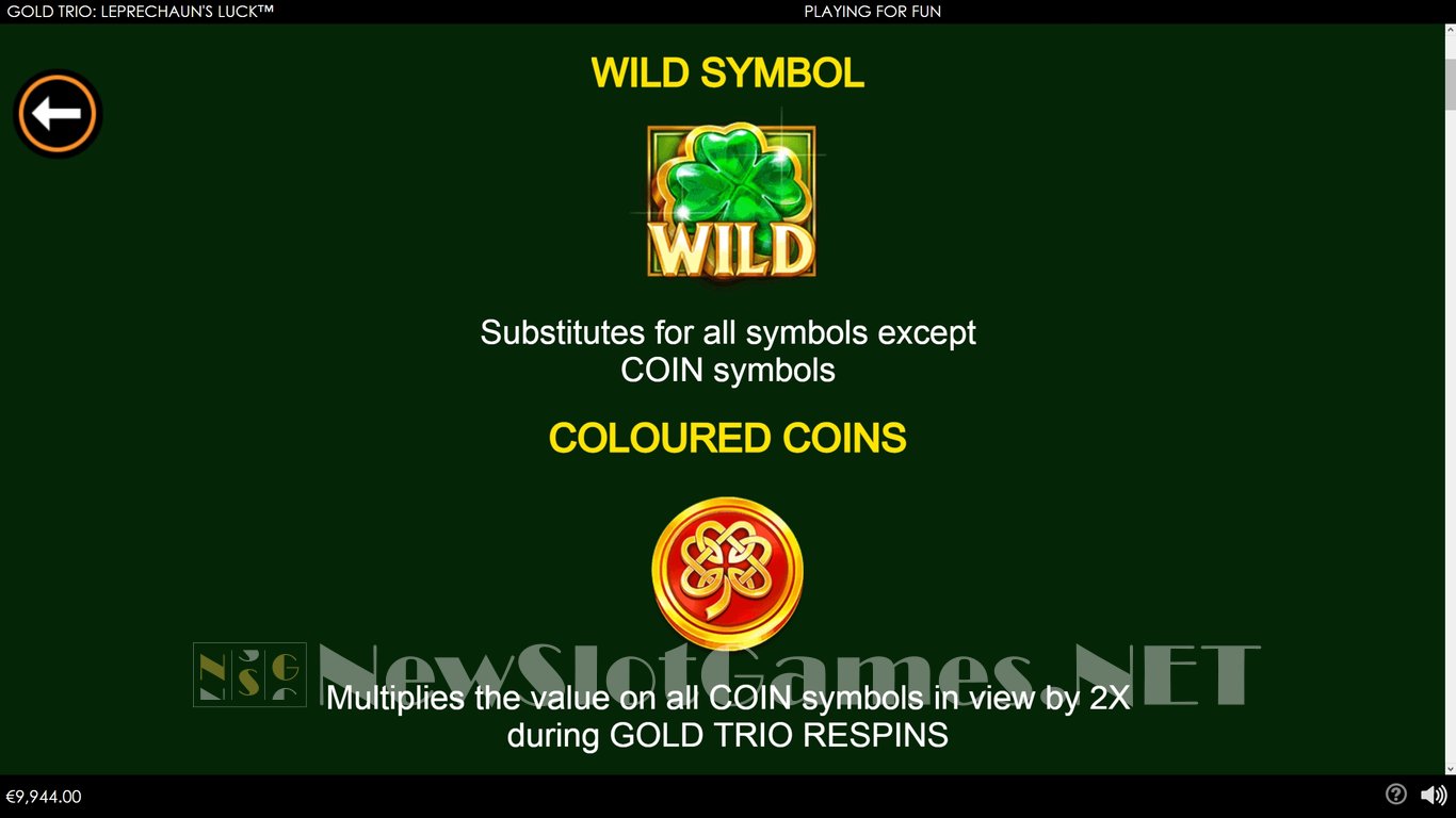 Gold Trio Leprechauns Luck Slot Slot Image in Demo - pic. 6