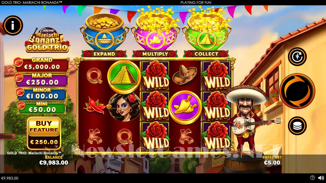 Gold Trio Mariachi Bonanza Slot Slot Image in Demo - pic. 4