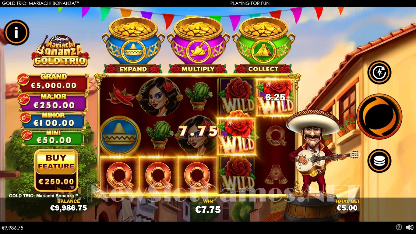 Gold Trio Mariachi Bonanza Slot Slot Image in Demo - pic. 5