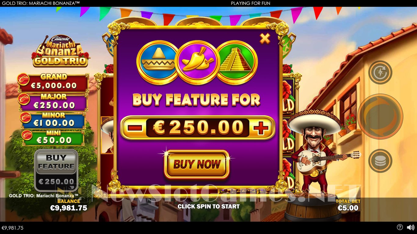 Gold Trio Mariachi Bonanza Slot Slot Image in Demo - pic. 6