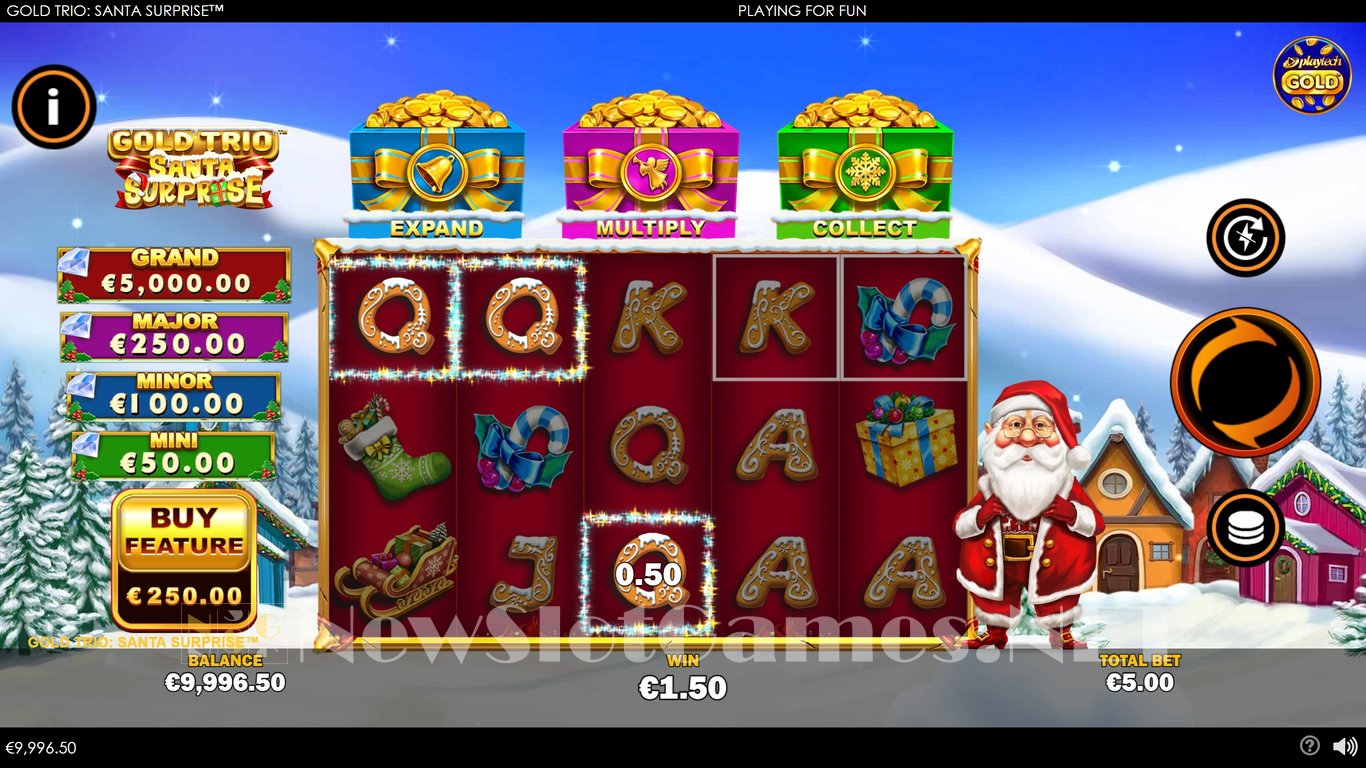 Gold Trio Santa Surprise Slot Slot Image in Demo - pic. 2