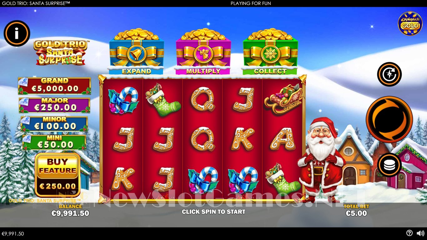 Gold Trio Santa Surprise Slot Slot Image in Demo - pic. 3