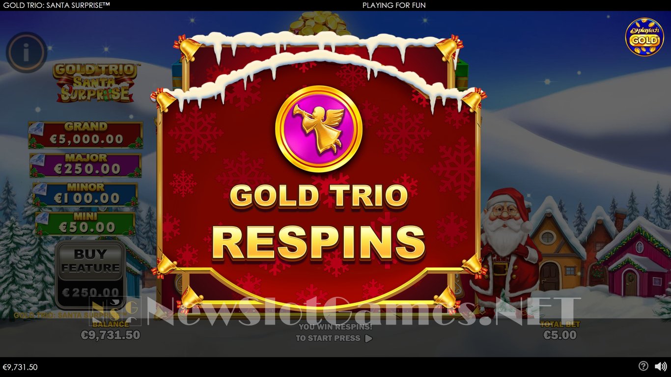 Gold Trio Santa Surprise Slot Slot Image in Demo - pic. 6