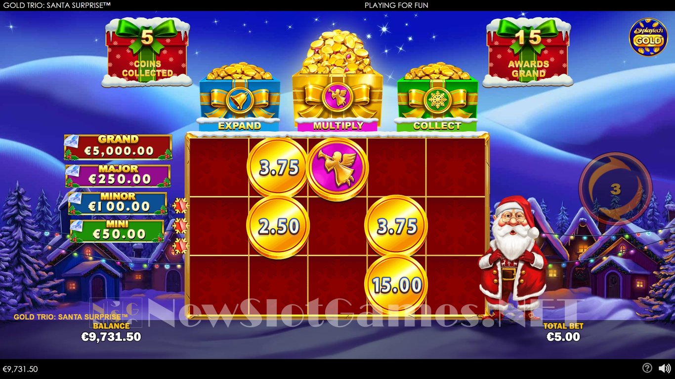 Gold Trio Santa Surprise Slot Slot Image in Demo - pic. 7