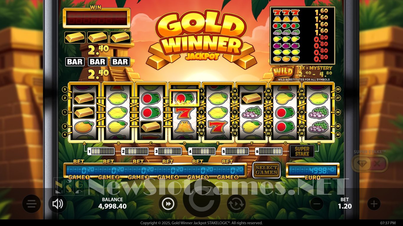 Gold Winner Jackpot Slot Slot Image in Demo - pic. 2