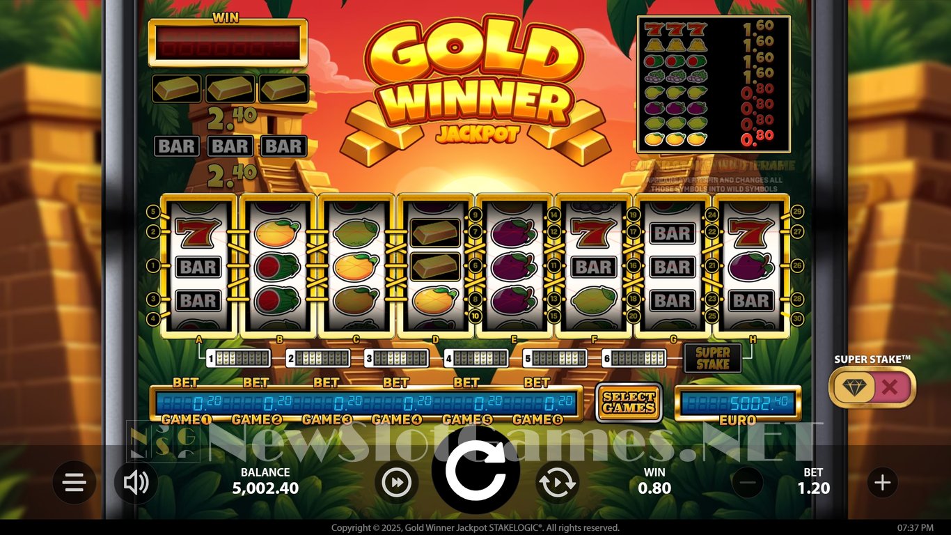 Gold Winner Jackpot Slot Slot Image in Demo - pic. 3
