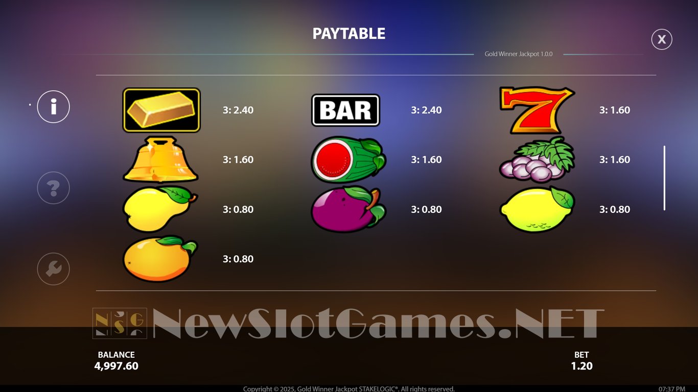 Gold Winner Jackpot Slot Slot Image in Demo - pic. 4