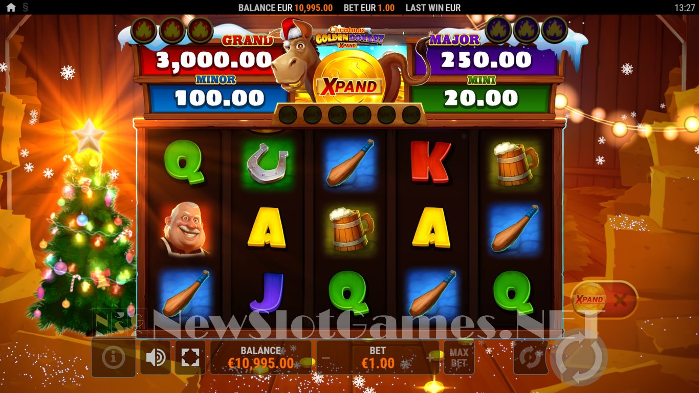 Golden Donkey Christmas Xpand Slot Slot Image in Demo - pic. 2