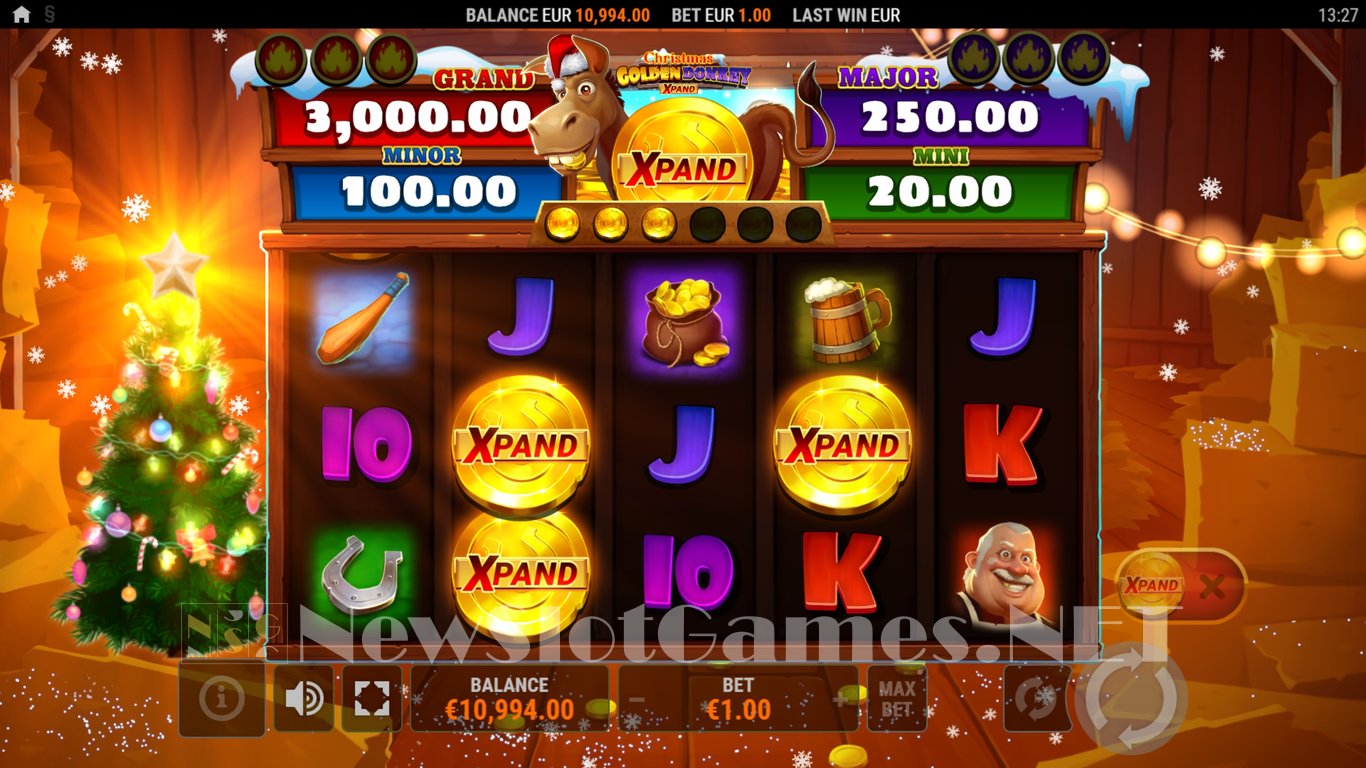 Golden Donkey Christmas Xpand Slot Slot Image in Demo - pic. 3