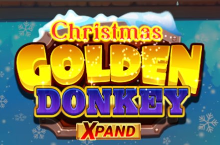 Golden Donkey Christmas Xpand Slot Logo