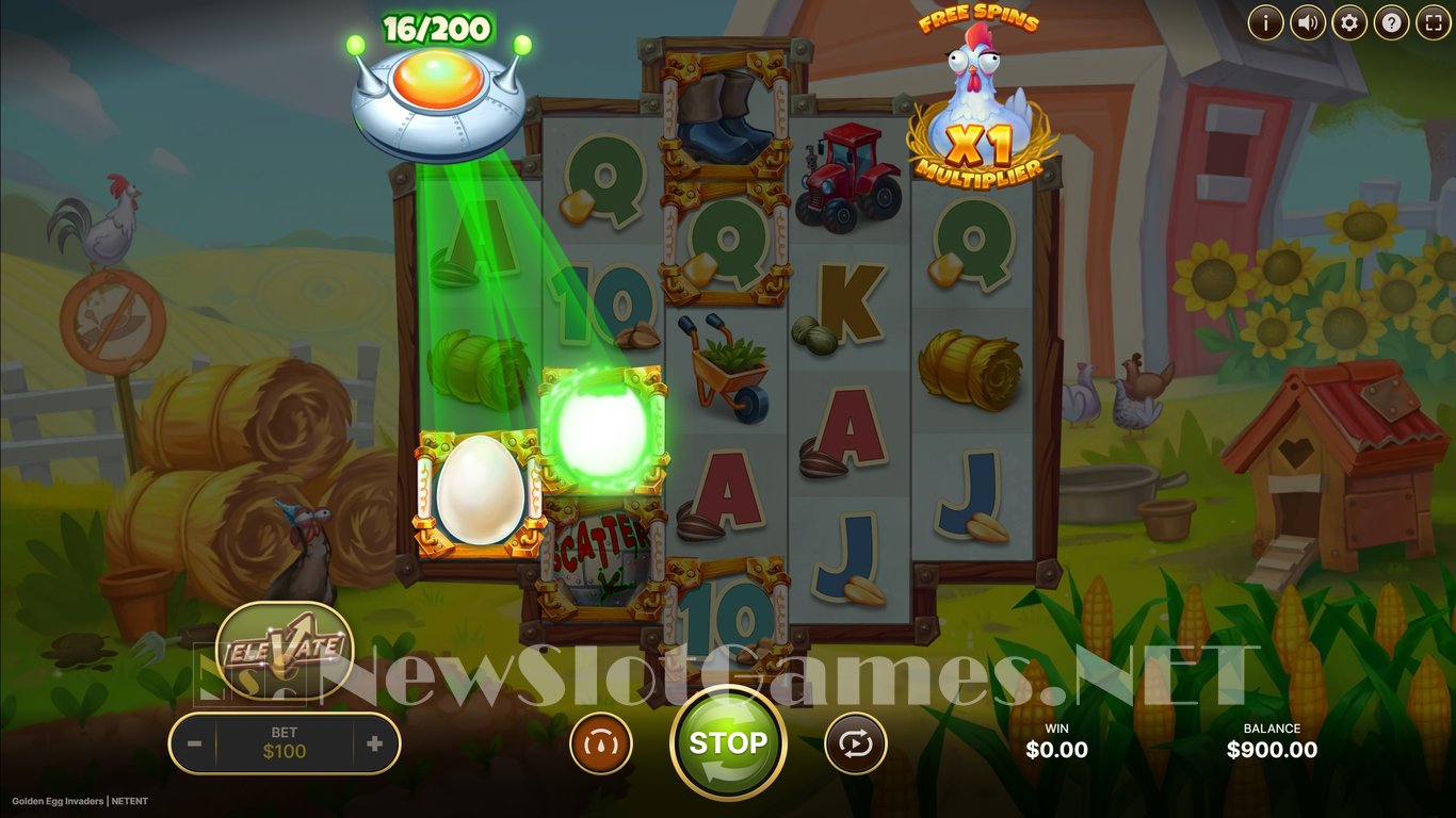 Golden Egg Invaders Slot Slot Image in Demo - pic. 2