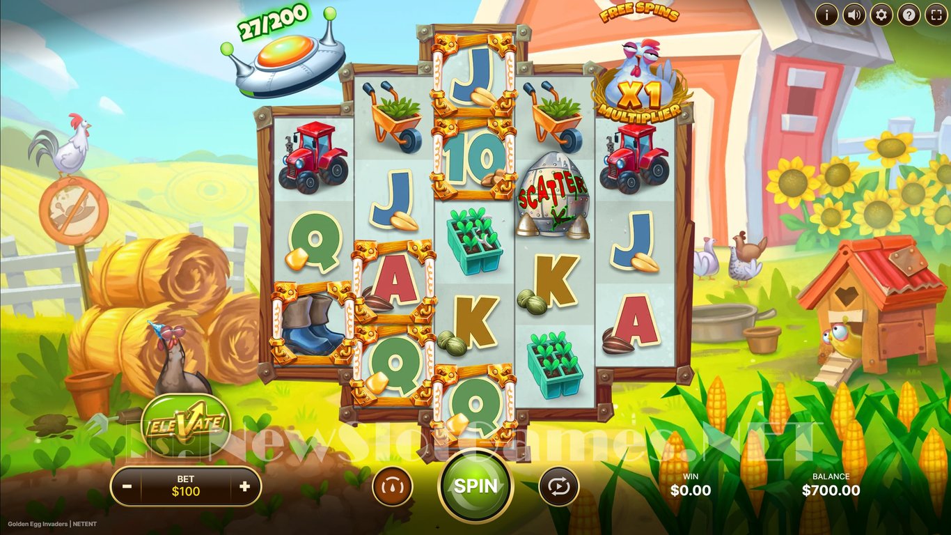 Golden Egg Invaders Slot Slot Image in Demo - pic. 3