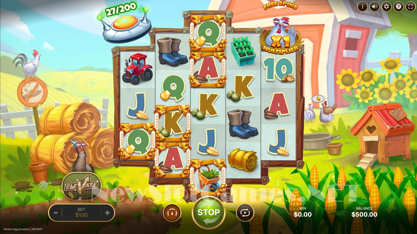 Golden Egg Invaders Slot Slot Image in Demo - pic. 4