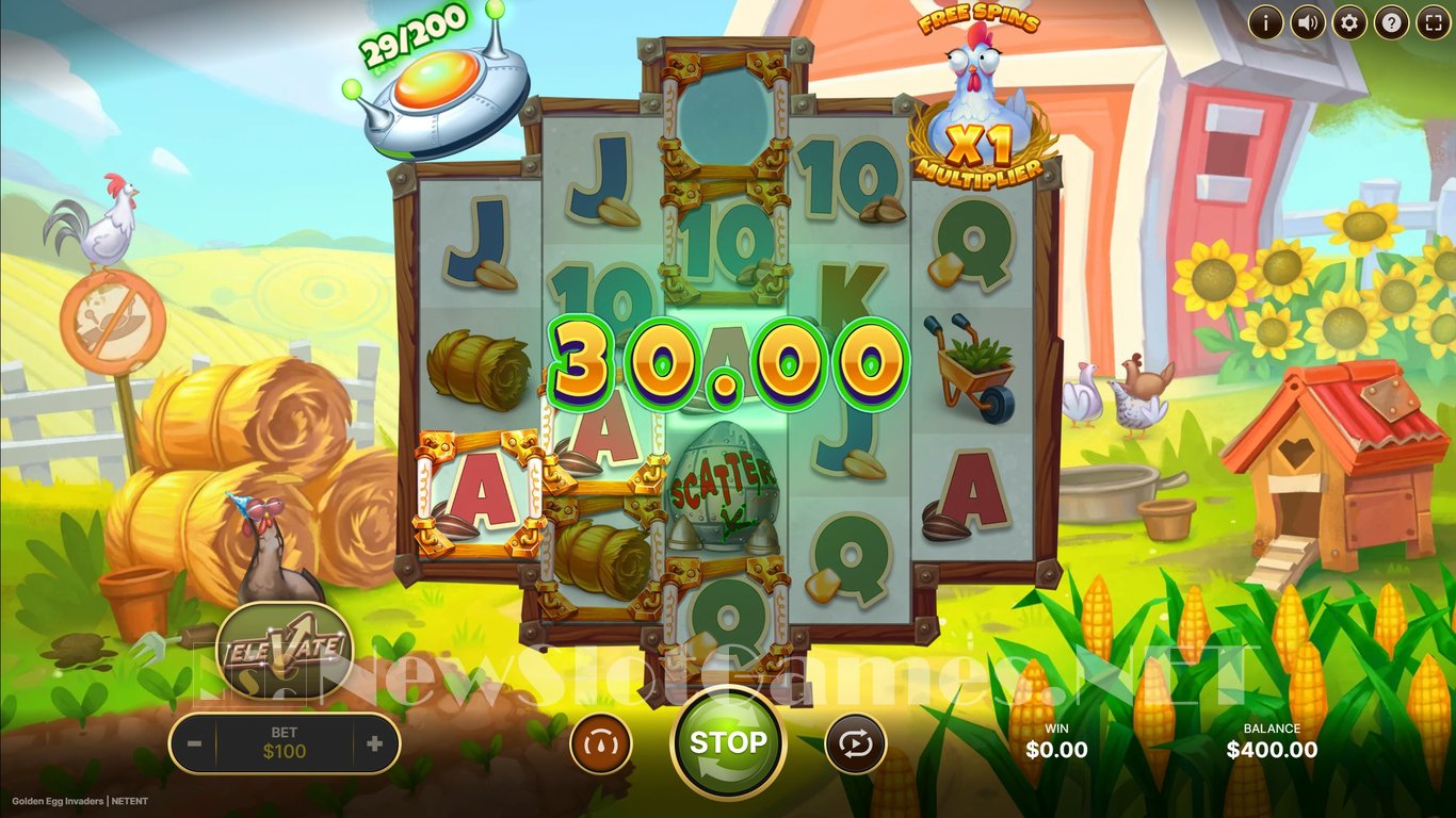 Golden Egg Invaders Slot Slot Image in Demo - pic. 6