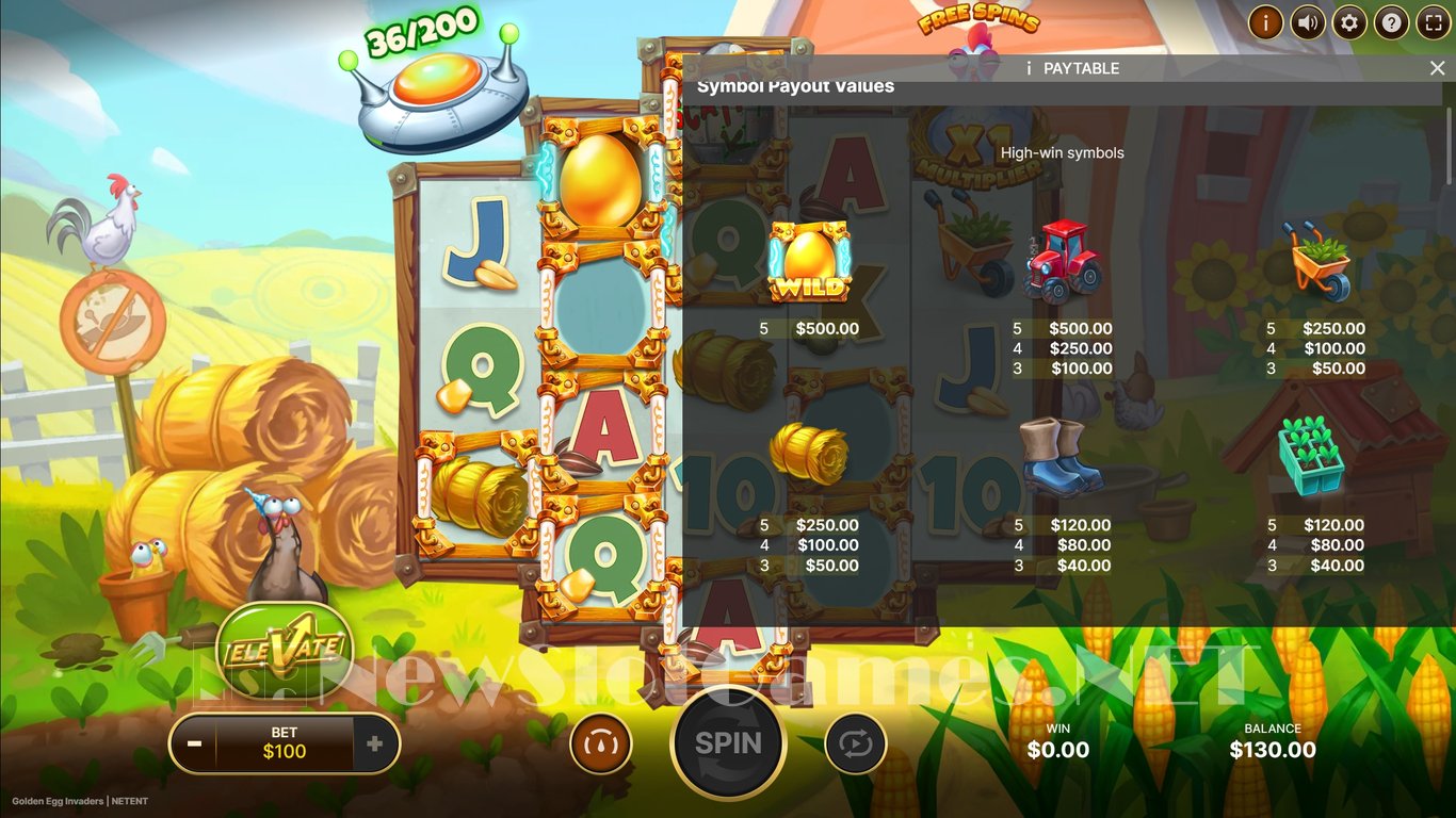 Golden Egg Invaders Slot Slot Image in Demo - pic. 9