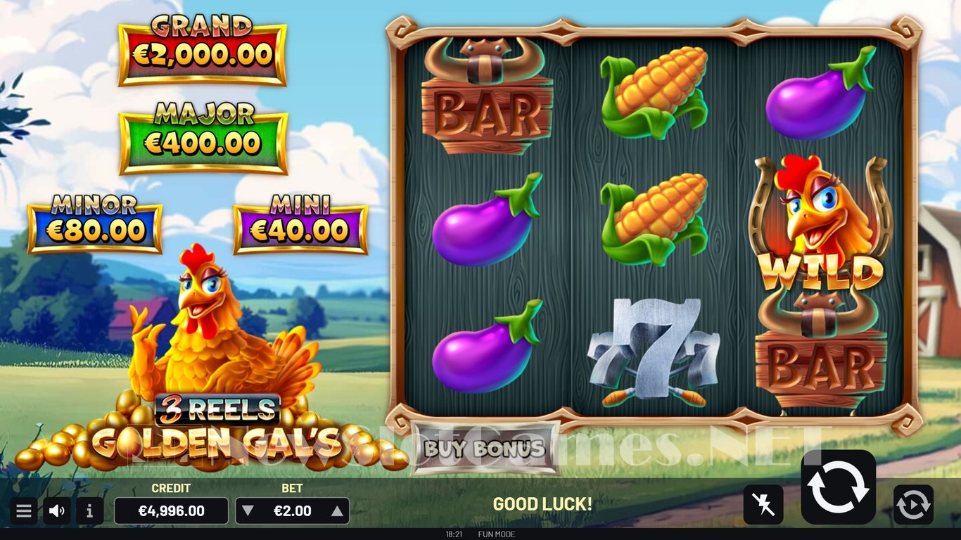 Golden Gals 3 Reels Slot Demo Image