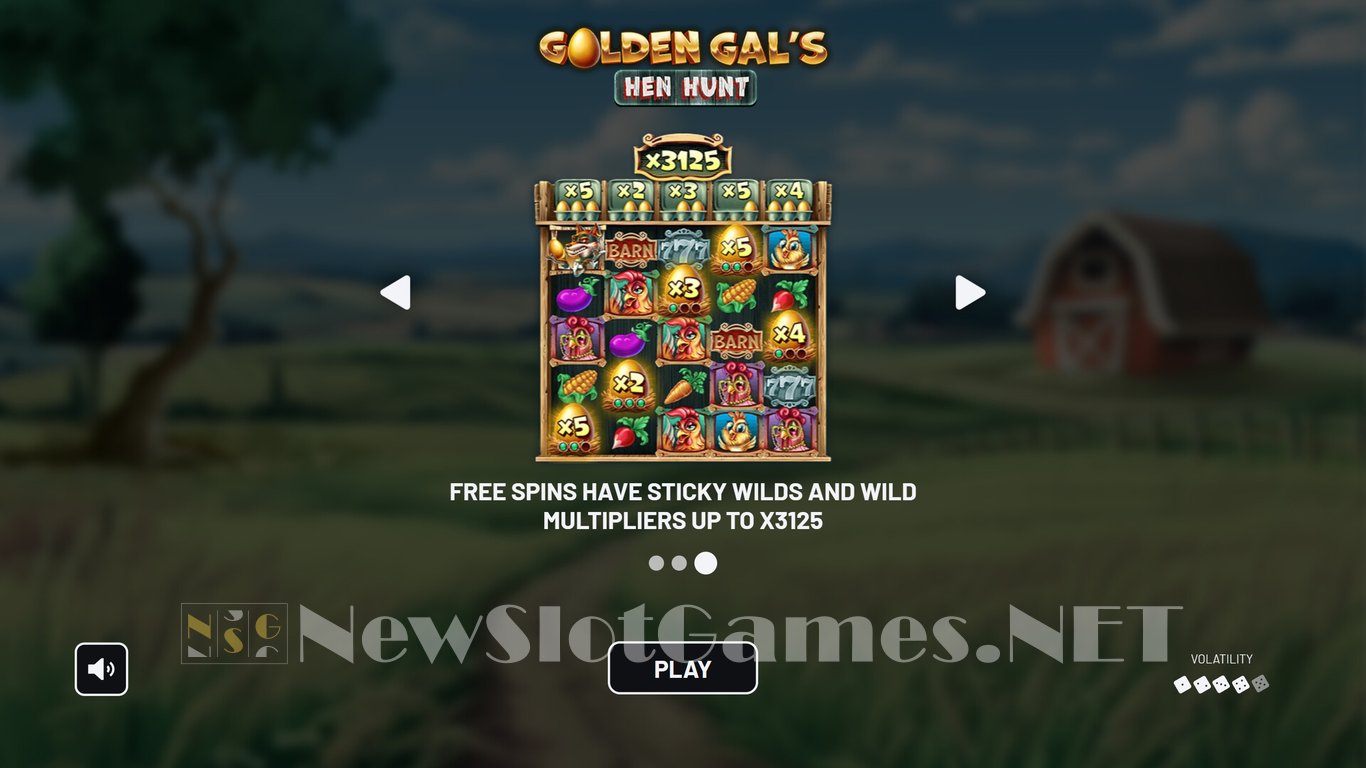 Golden Gals Hen Hunt Slot Demo Image