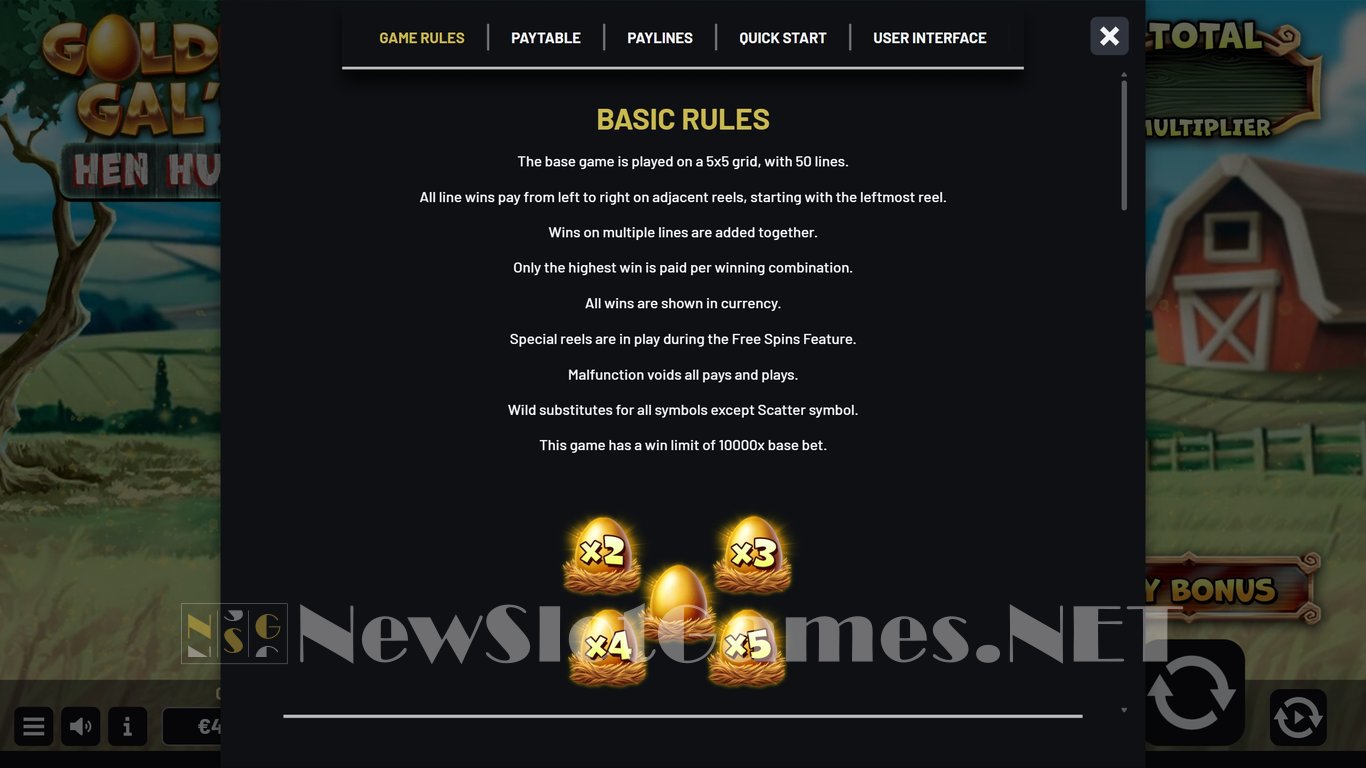 Golden Gals Hen Hunt Slot Slot Image in Demo - pic. 8