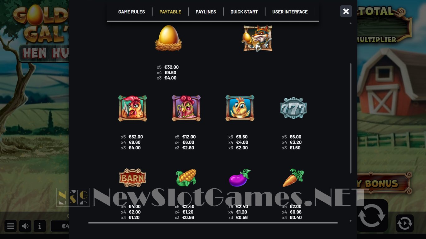 Golden Gals Hen Hunt Slot Slot Image in Demo - pic. 9