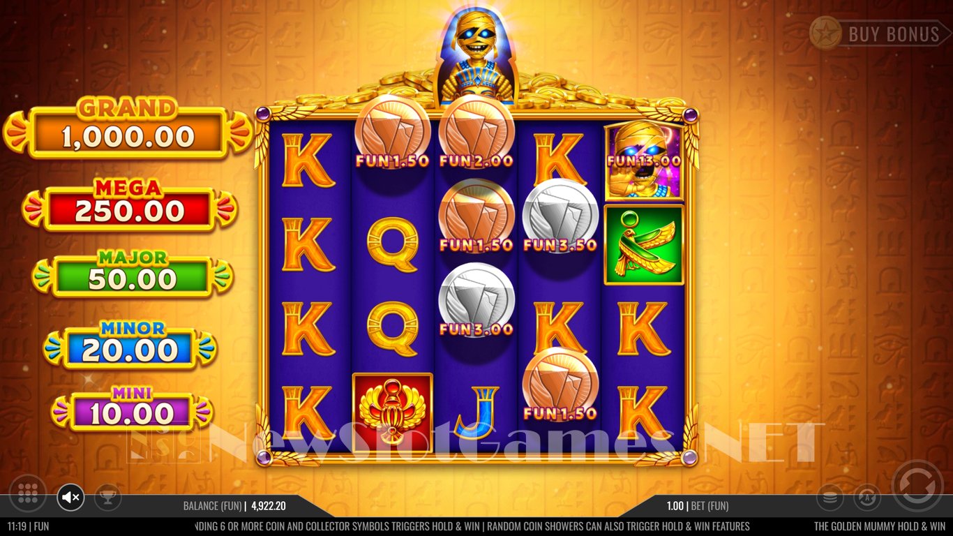 The Golden Mummy Hold & Win Slot Slot Image in Demo - pic. 5