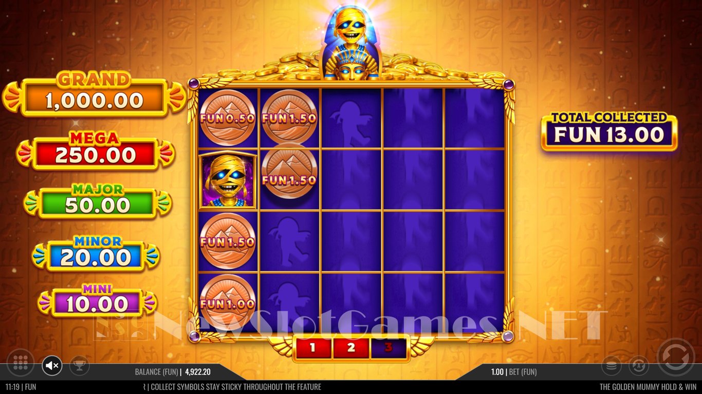 The Golden Mummy Hold & Win Slot Slot Image in Demo - pic. 7