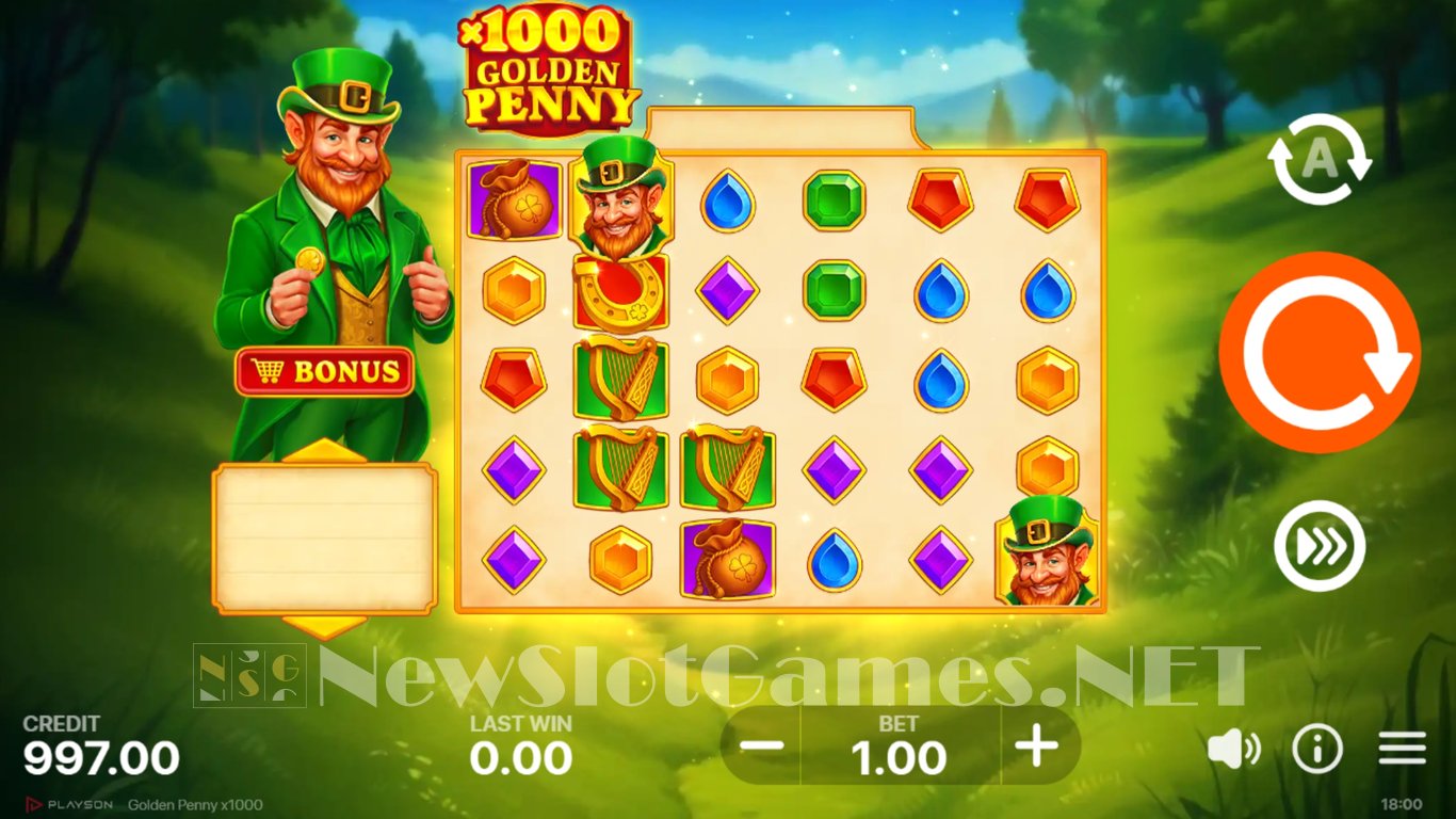 Golden Penny x1000 Slot Slot Image in Demo - pic. 2