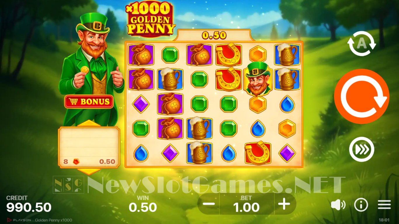 Golden Penny x1000 Slot Slot Image in Demo - pic. 3