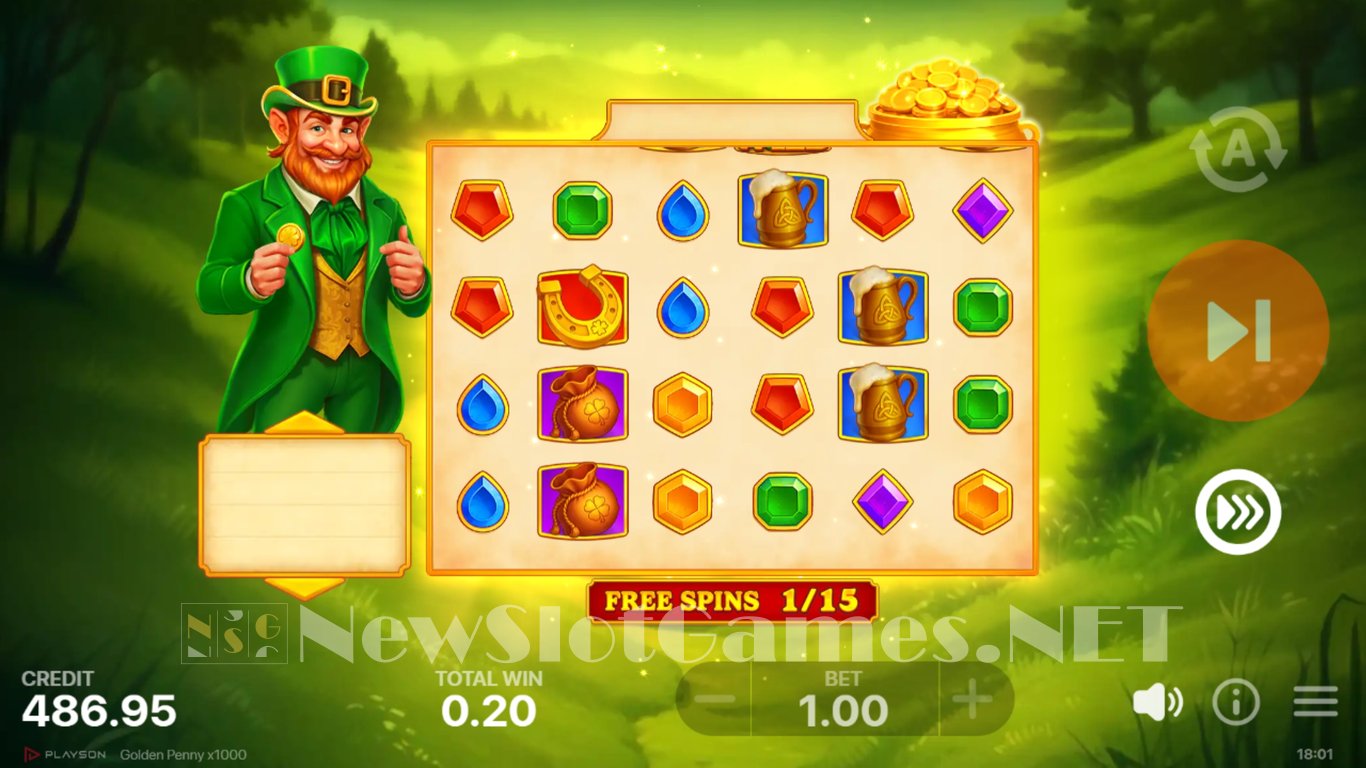 Golden Penny x1000 Slot Slot Image in Demo - pic. 6