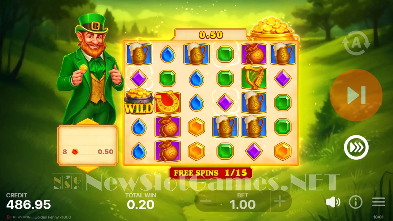 Golden Penny x1000 Slot Slot Image in Demo - pic. 7