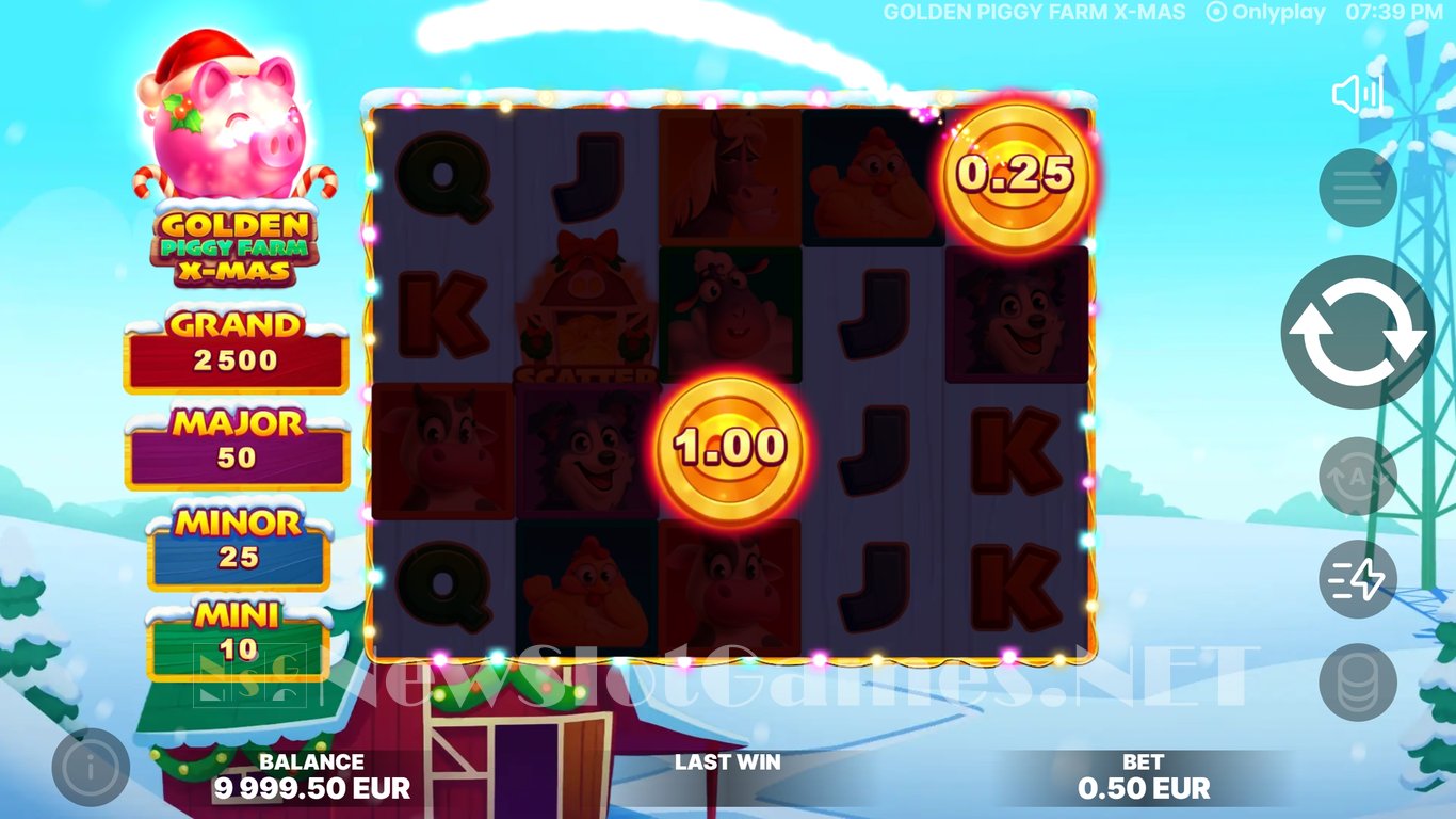 Golden Piggy Farm X-Mas Slot Demo Image