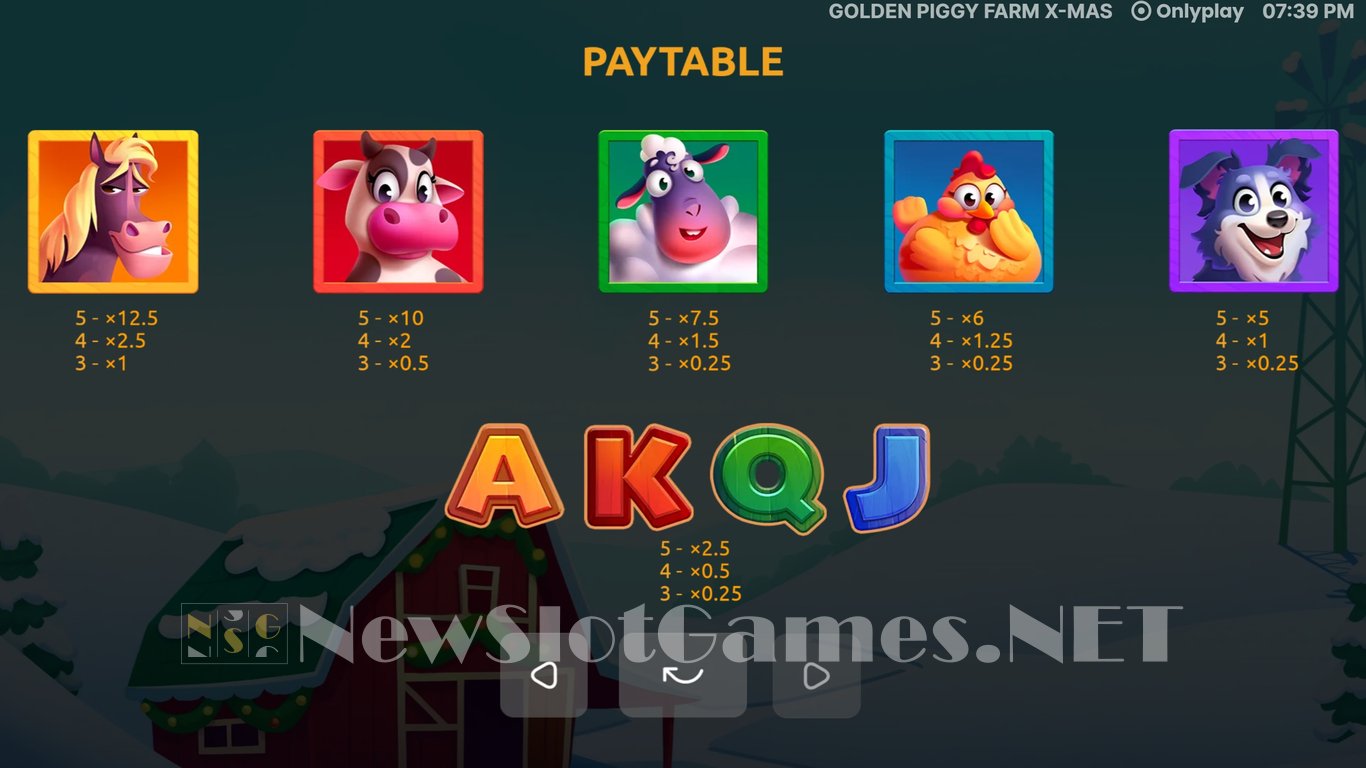 Golden Piggy Farm X-Mas Slot Slot Image in Demo - pic. 4