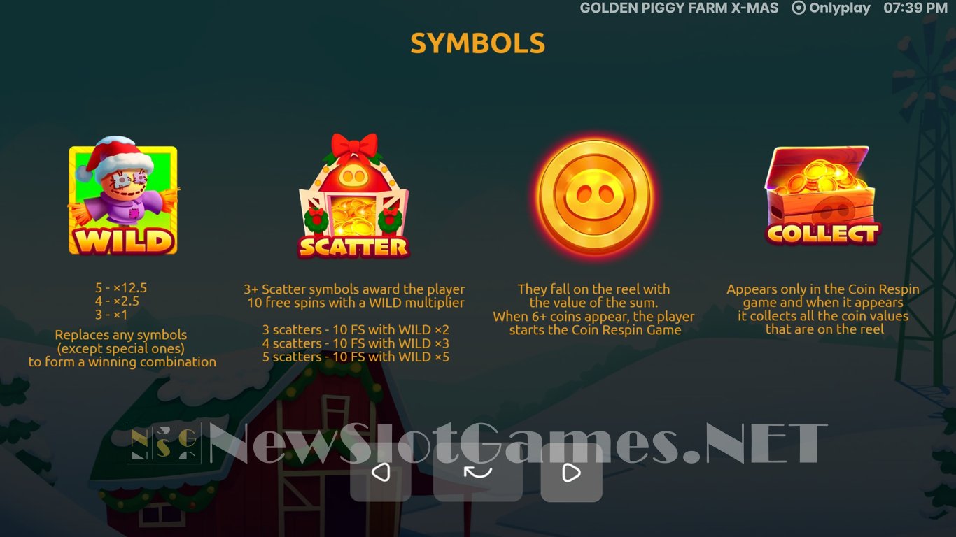 Golden Piggy Farm X-Mas Slot Slot Image in Demo - pic. 5
