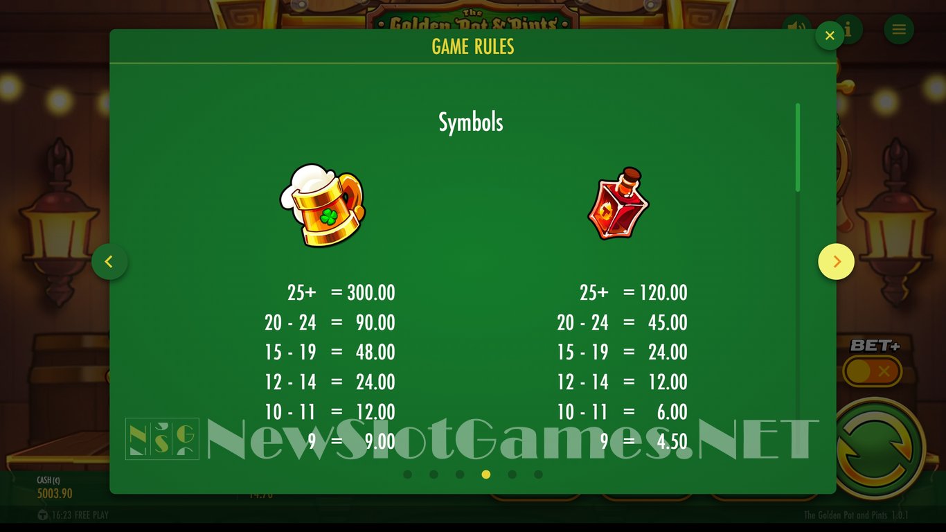 The Golden Pot & Pints Slot Slot Image in Demo - pic. 10