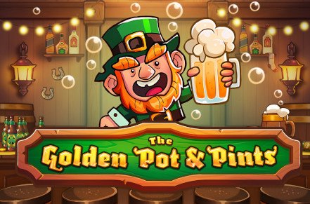 The Golden Pot & Pints Slot Logo