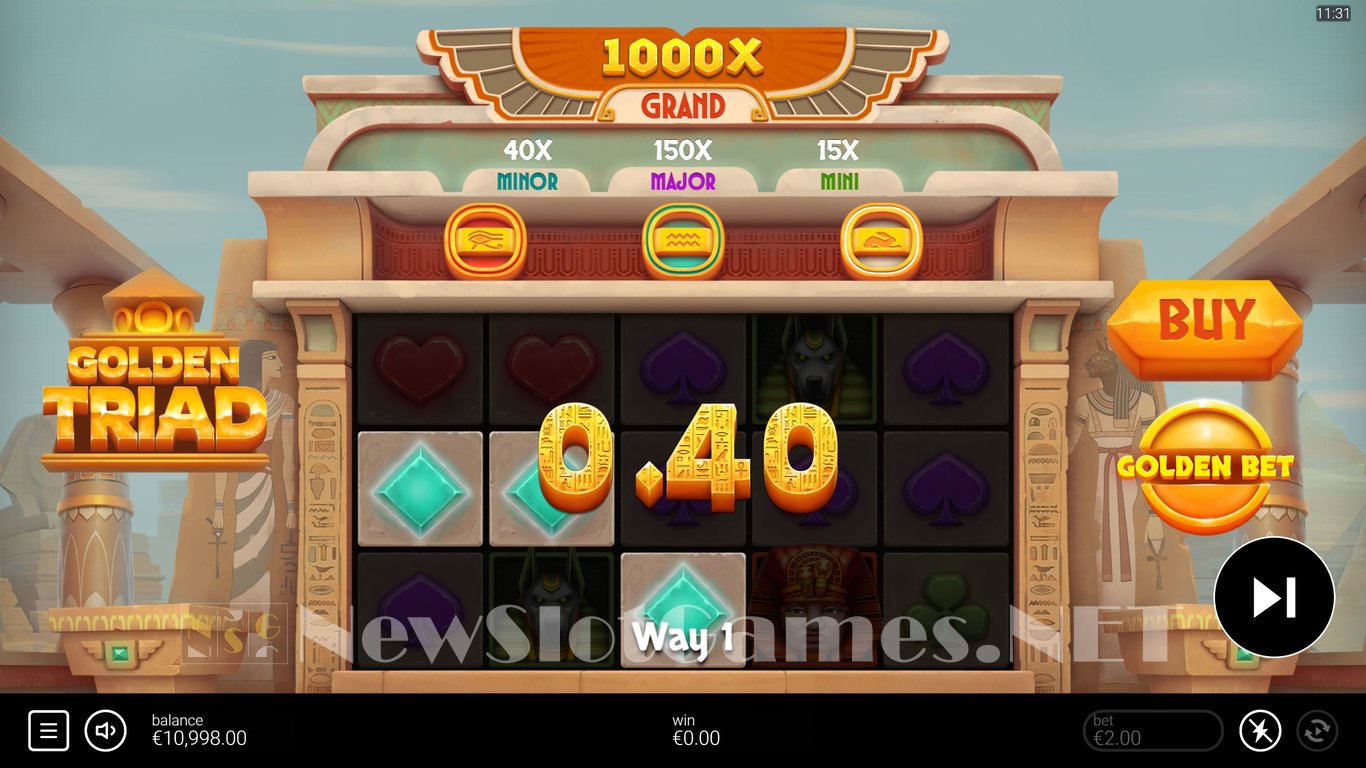 Golden Triad Slot Demo Image