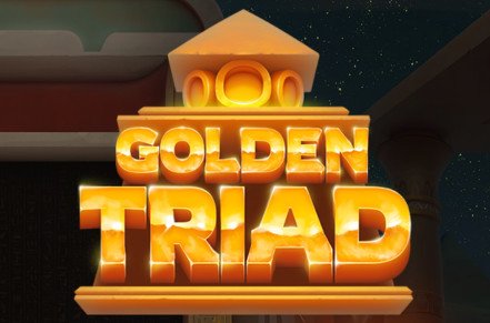 Golden Triad Slot Logo