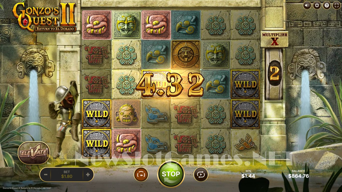 Gonzos Quest 2 Return to El Dorado Slot Slot Image in Demo - pic. 2