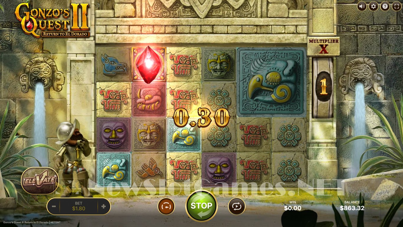 Gonzos Quest 2 Return to El Dorado Slot Slot Image in Demo - pic. 4