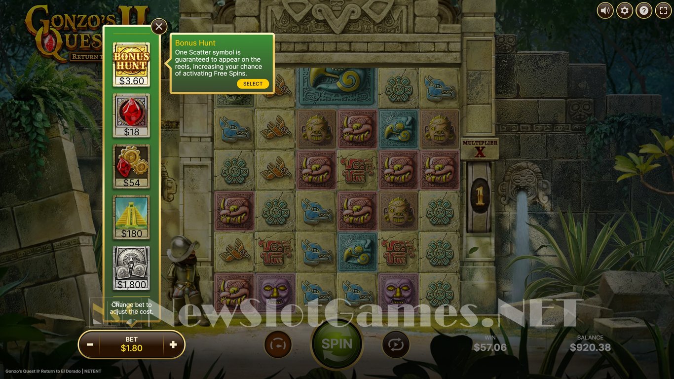 Gonzos Quest 2 Return to El Dorado Slot Slot Image in Demo - pic. 7