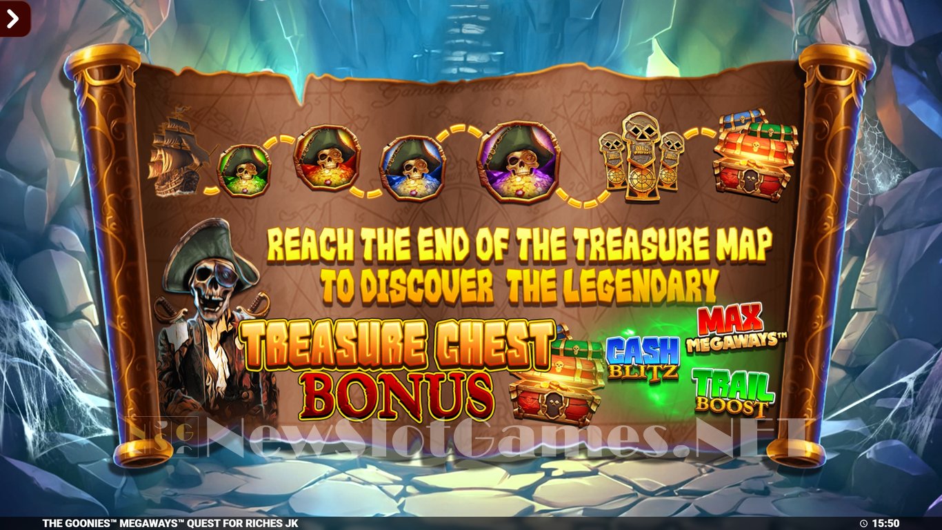 The Goonies Megaways Quest For Riches Slot Demo Image