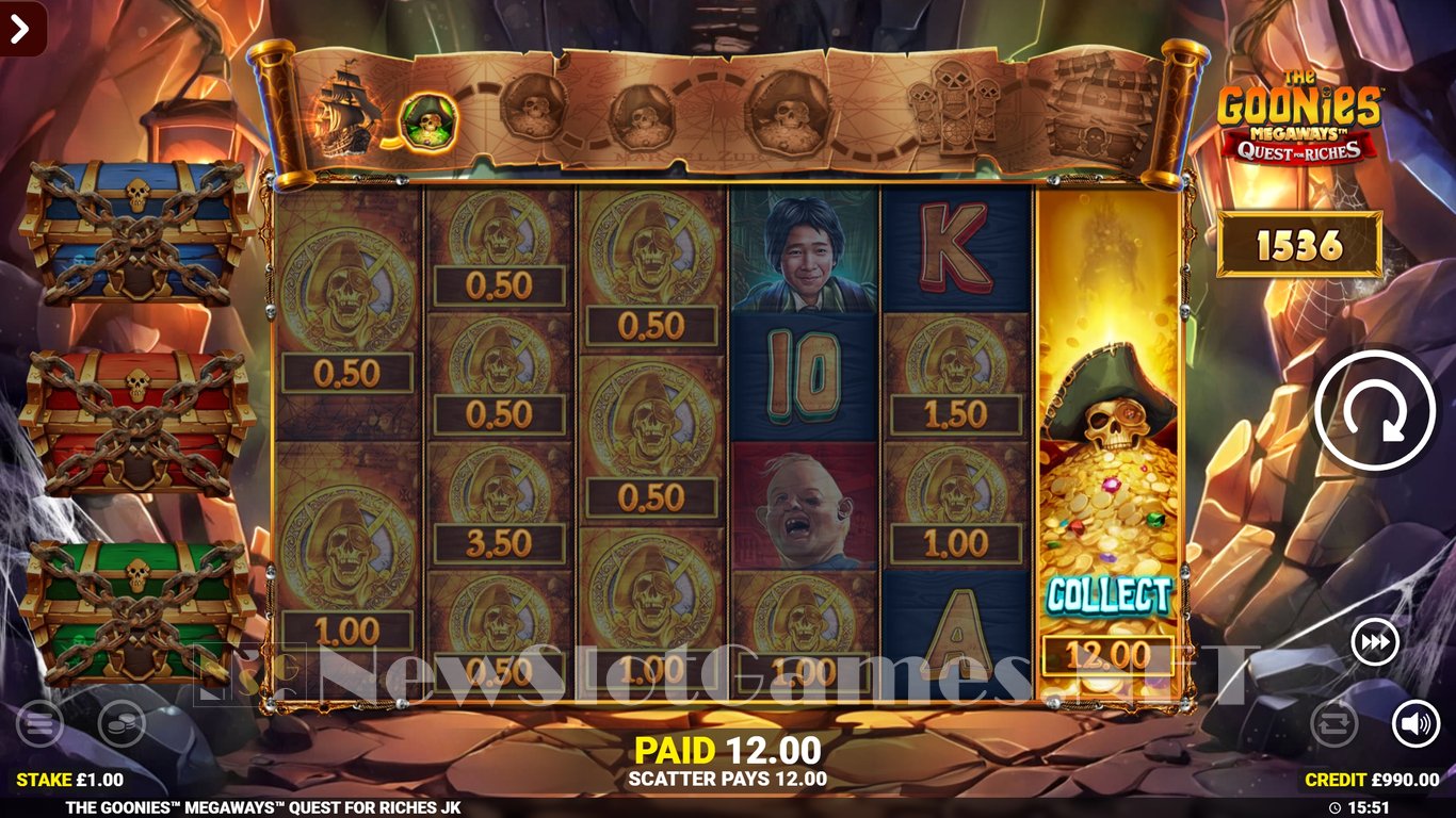 The Goonies Megaways Quest For Riches Slot Slot Image in Demo - pic. 7