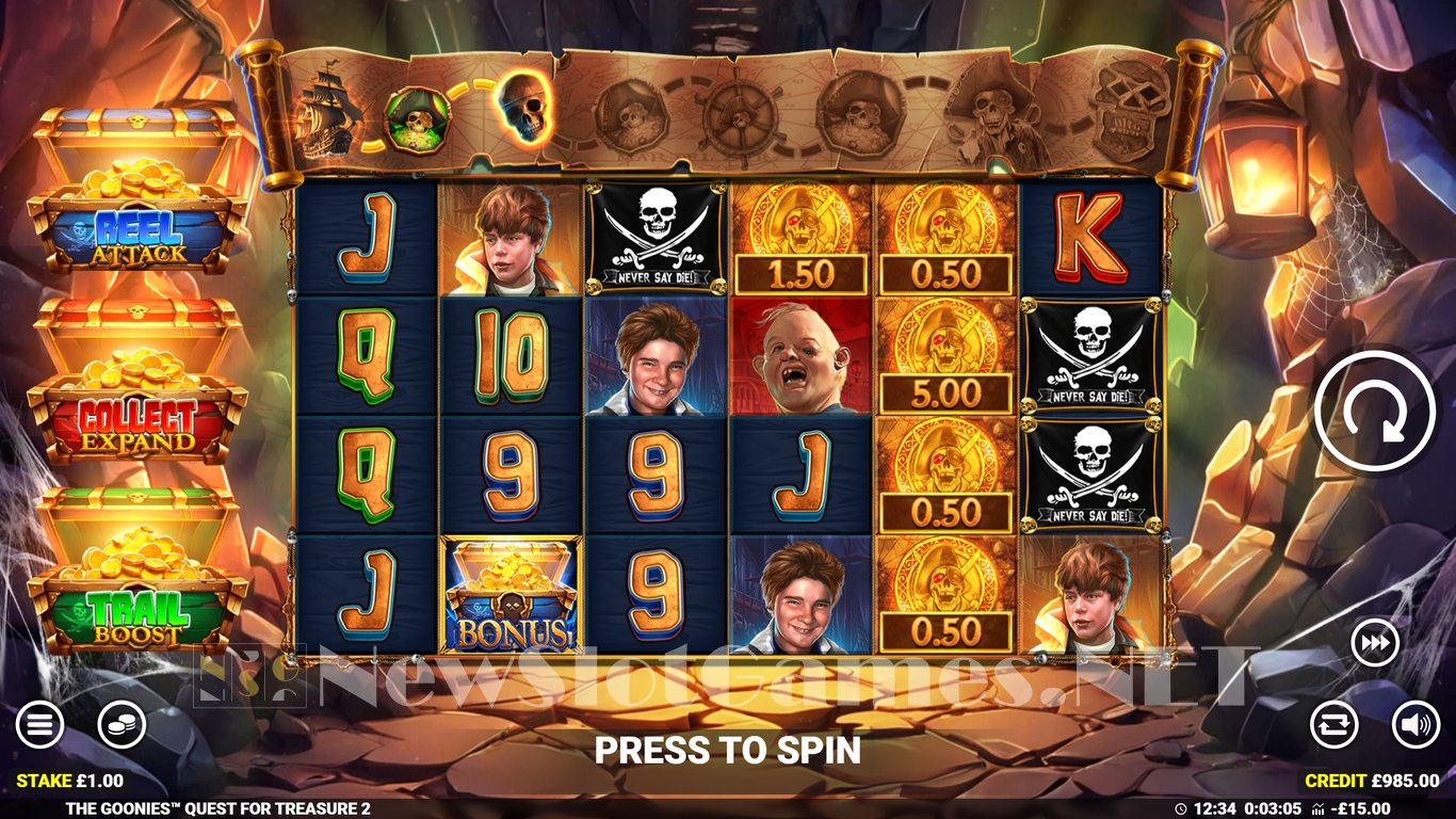 The Goonies Quest For Treasure 2 Slot Slot Image in Demo - pic. 5
